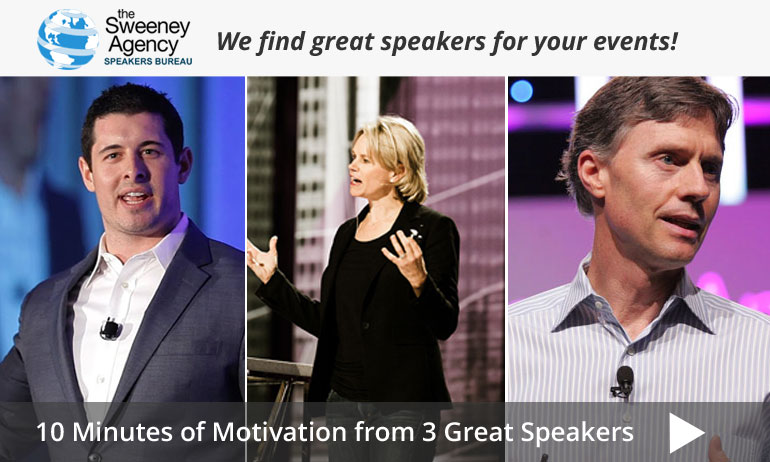 10 Minutes of Motivation from 3 Great Speakers