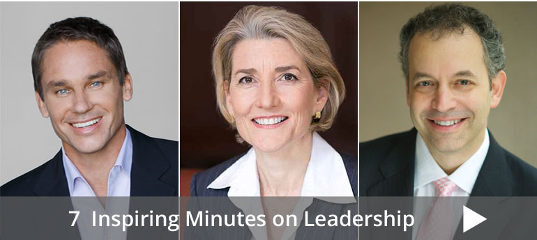 7 Inspiring Minutes on  Leadership